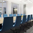 Clint chairs low back with black adjustable base Fora Form