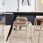 Arbeidsrom med Knekk krakk med setepute og Knekk bord Fora Form