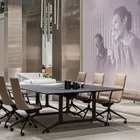 Fjell chairs with 4-star base with Kvart table Fora Form