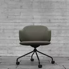 Dwell conference chair with black base from Fora Form