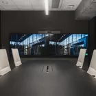 Fjell chairs and Kvart table with cabel hatch at Fora Form