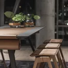 Knekk bar stools and Knekk table at Fora Form