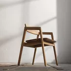 Knekk chair with armrest and cushion from Fora Form