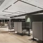 Senso sofa with high bacrest and L table at Fora Form