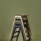 Knekk barstools smoked oak blackstained and whitewashed
