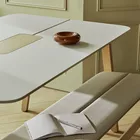 Knekk bench in whitewashed