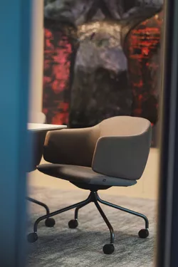 A Dwell conference chair from Fora Form