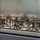 Atrium chairs and Clip tables from Fora Form