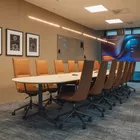 Fjell chairs with high backrest and Kvart table from Fora Form