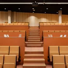 Audio auditorium chairs by Fora Form photo by Alex Coppo