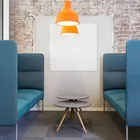 1 Senso sofa med høy rygg og to stk Cup bord Fora Form