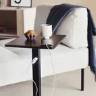 L bord med støpsel og Kove sofa Fora Form