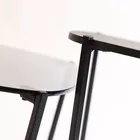 Root bord med glass og valchromat bordplate Fora Form
