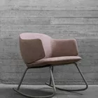 A Pink Dwell rocker from Fora Form