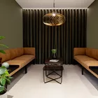 Senso sofa med eikebord og Root småbord fra Fora Form