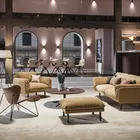 Otis sofa and chair Camp table Copenhagen chair and Con chairs from Fora Form