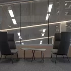 Tind sofa med høy rygg lager en skjermet sittegruppe Fora Form