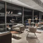 Otis sofa and chair Dwell chair and Note shelf at Fora Form