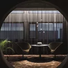 Planet chairs and a Myk table at our showroom in Bergen