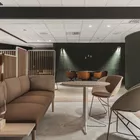 Senso Frame sofa Kvart table and Popcorn chairs at Fora Form