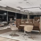 Senso Frame sofa Popcorn chairs and Kvart table at Fora Form