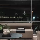 Up sofa with a table on at Fora Form in Bergen