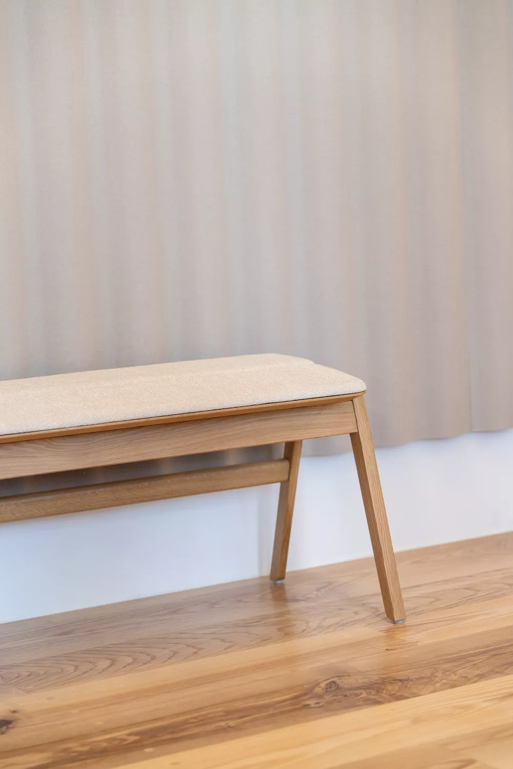 Knekk bench at Fora Form showroom in Copenhagen