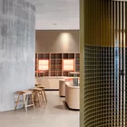 Knekk bar stool at kunstsilo from Fora Form