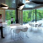 3 Popcorn stoler og Clip bord i kantine