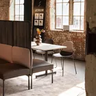 Con chairs Myk table and Senso Frame at Material Matters FORAFORM