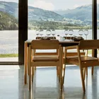 Fora Form Knekk furniture and Elva Hotel view