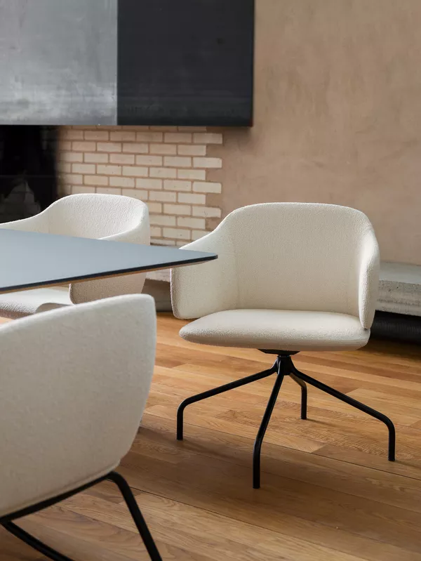 Dwell chairs and Kvart table from Fora Form