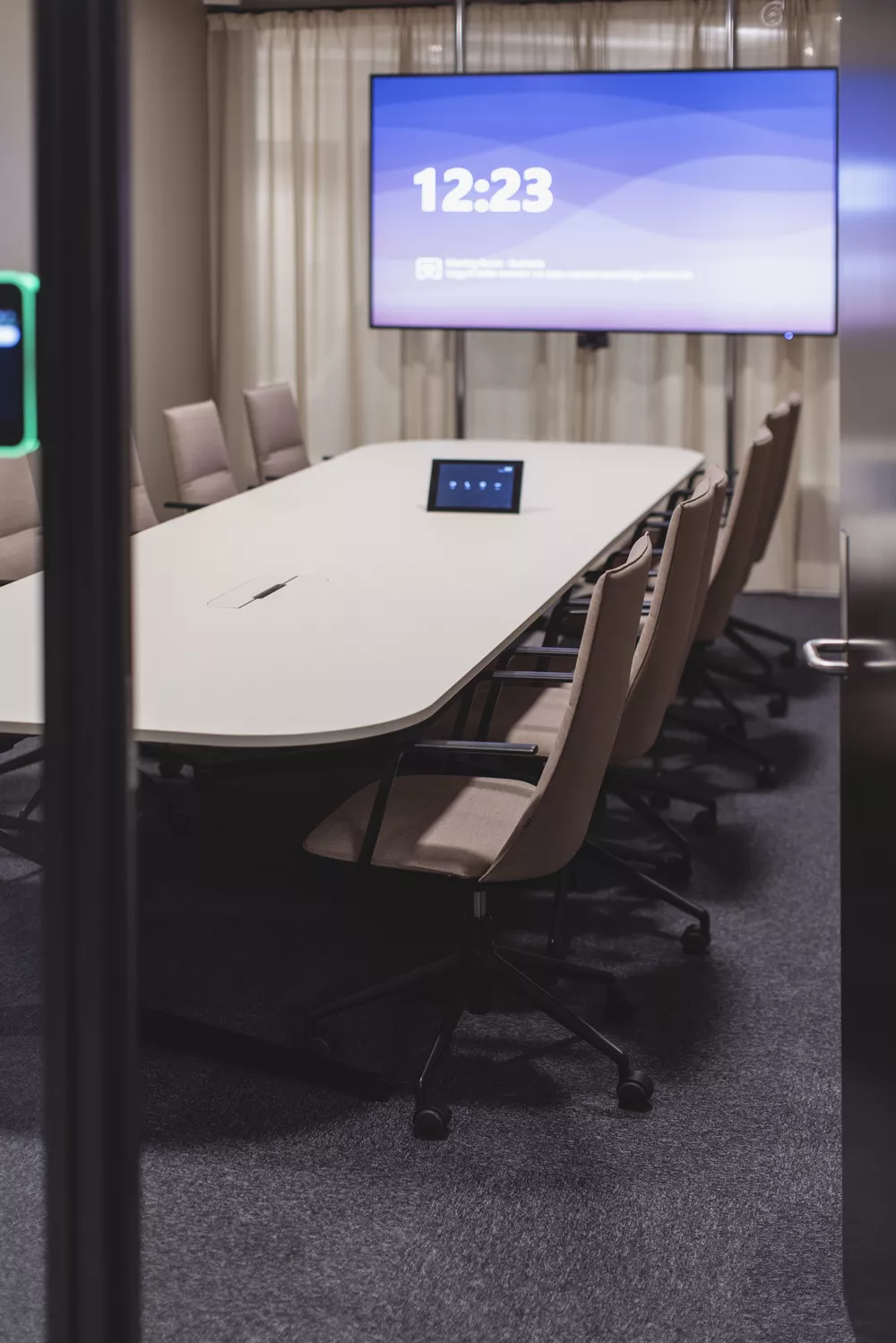 Fjell chairs by Fora Form in a meeting room at Autostore