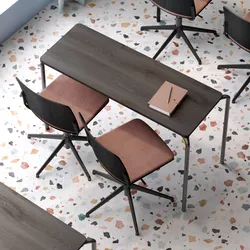 Clip Noir 120x45 in a school with Atrium chair Fora Form HR