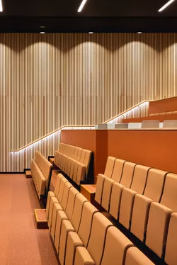 Audio auditorium chairs at VID Bergen
