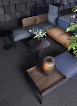 Senso sofasystem med Root bord og S bord Fora Form