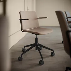 Atrium 5 star with casters armrest seat and back cushion