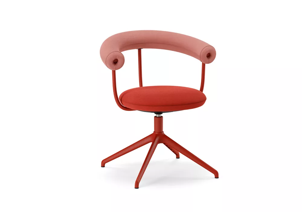 Bud Meet chair in Brown red from Fora Form