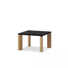 Bast 635x635 Square Nero4023 oak natural Raw Aluminium Fora Form
