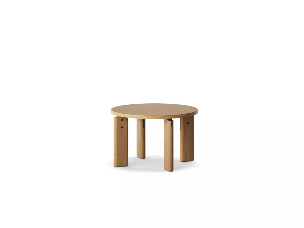 Bast Ø635 Round Eik Natur Eik Natur Black Fora Form