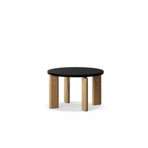 Bast Ø635 Round Nero4023 Oak natural Raw Aluminium Fora Form