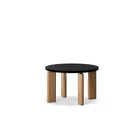 Bast Ø635 Round Nero4023 Oak natural Raw Aluminium Fora Form