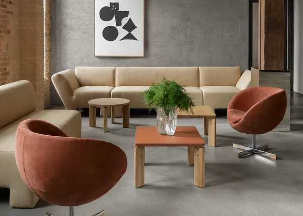 Bast table and Planet chair from Fora Form