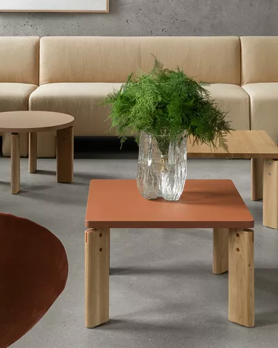 Bast table and Planet chair from Fora Form