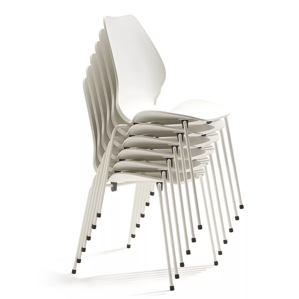 Fora City Plast hvit stabel