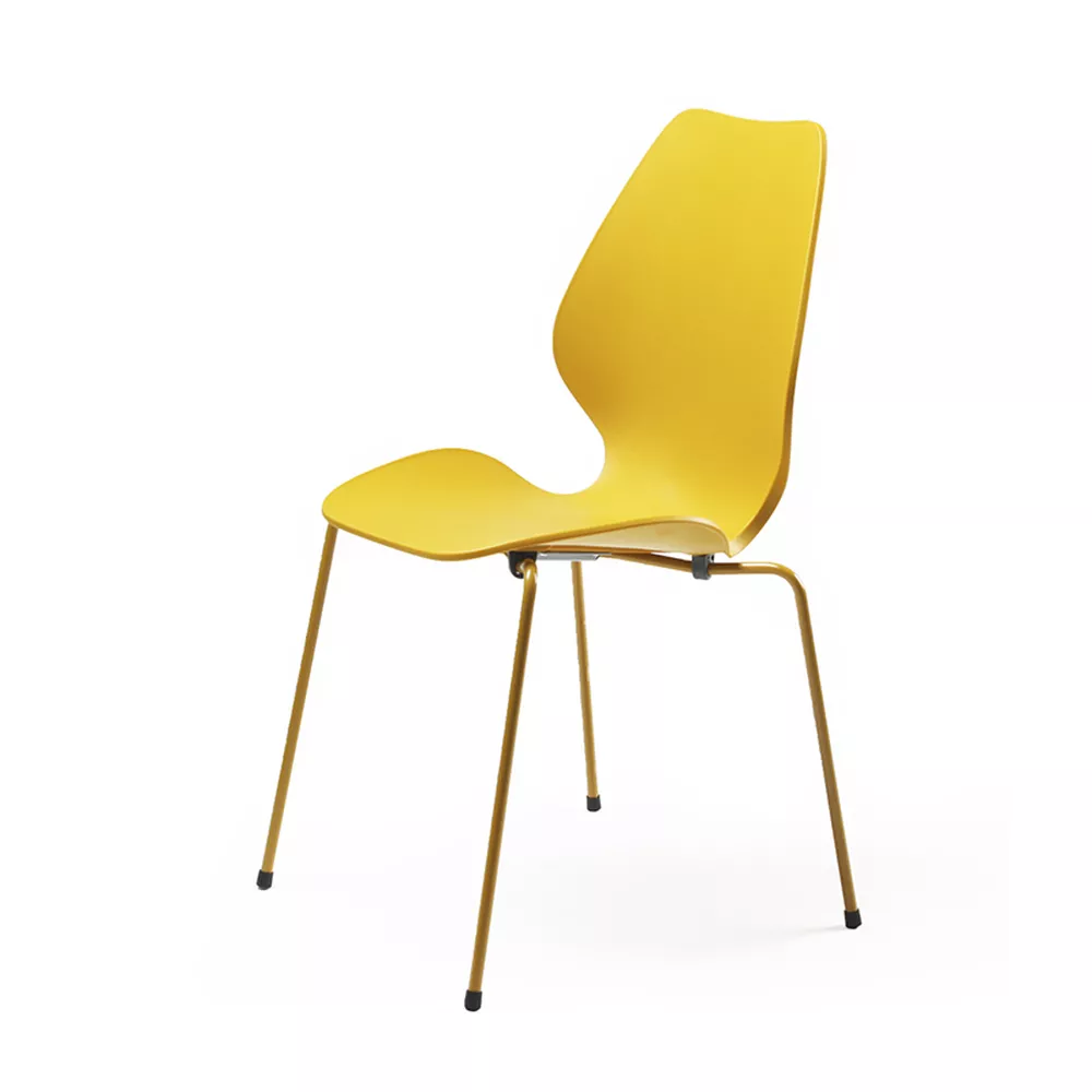 City gul plast stol Fora Form