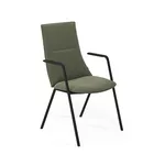 Fjell stol med armlen 4 ben og medium rygg Fora Form