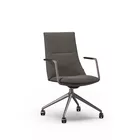 Fjell 4er kryss med hjul og medium rygg armlen Konferansestol Fora Form