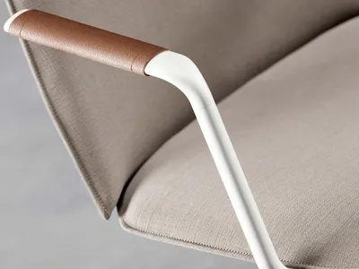 Fjell armlen i hvit sahara mot Swamp hud fra Fora Form