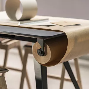 Knekk bord med papirrull og papirrullholder Fora Form